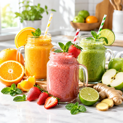 ۵ ترکیب شگفت‌انگیز آبمیوه و اسموتی طبیعی برای تقویت ایمنی و چربی‌سوزی